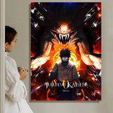 Dark Fantasy Anime J-Jujutsu K-Kaisen Painting Calligraphy HD Waterproof Canvas Art: Aesthetic Wall Decor Home,Bar & More