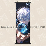 Hot Blooded Anime Jujutsu Kaisen Print Canvas Poster Satoru Gojo Home Decoration Mural Wall Art Scrolls Picture Hanging Painting