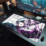 Mouse pad Large cartoon game player keyboard pad non-slip office study desk mat floor mat PC carpet HD Anime sexy girl Mousepad