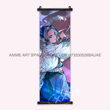Demon Slayer Hanging Painting Home Decor Kamado Tanjirou Wall Art Anime Poster Uzui Tengen Canvas Scrolls Pictures Living Room