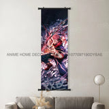 Jujutsu Kaisen Anime Poster Room Canvas Print Hanging Painting Wall Art Megumi Fushiguro Scrolls Picture Home Decoration Mural