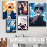 Jujutsu Kaisen Anime Whitepaper Poster Waterproof Paper Sticker Coffee House Bar Aesthetic Art Wall Painting