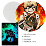 M-My Hero AcademiaS Anime Poster HD Waterproof PVC Wall Art - Aesthetic Removable For Office Home Bedroom