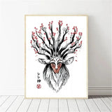 Totoro Cartoon Movie Hayao Miyazaki Anime Poster Canvas Painting Prints Nordic Wall Art Pictures Living Room Office Home Decor