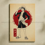 Anime One Piece Home Decoration Canvas Painting Pictures Monkey D. Luffy Figures Wall Art Prints Poster For Living Room No Frame