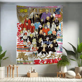 Anime Tokyo Revengers Colorful Tapestry Wall Hanging Bohemian Wall Tapestries Mandala Wall Art Decor
