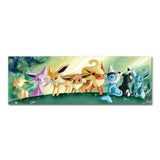 Pokemon Anime Eevee Evolution Umbreon Espeon Leafeon Canvas Painting Wall Art Poster Children Room Decor Mural Picture Cuadros