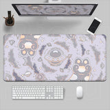 Anime Cat Paw Mousepad XXL Large Size Office Computer Desk Mat 300x800mm Non-slip Keyboard Mouse Pad Laptop Table Pad Home Decor