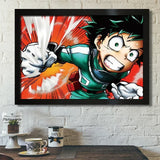Japan Cartoon Anime My Hero Academia Canvas Painting Wall Art Nordic Poster and Prints Aesthetic For Living Home Decoration Gift