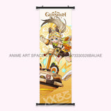 Genshin Impact Game Character Home Decor HD Print Paintings Anime Picture Wall Art Canvas Interior Posters Bedside Background