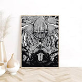 1pc Anime J-Jujutsu K-Kaisen M-Mahito Poster Sticky Wall Art Printing Waterproof Home Living Bed Room Aesthetic Decor