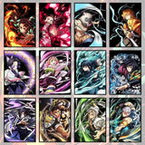Japanese Anime Demon Slayer Wall Art Poster Nezuko And Tanjiro Home Decor Prints Living Room Bedroom Canvas Painting Mural Gi