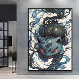Classic Anime Pokemon Umbreon Flareon Canvas Painting Anime Wall Art Prints HD Poster Picture Print Home Living Room Decor