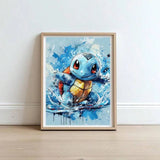 Anime Pokemon Pikachu Charmander Bulbasaur Squirtle Poster HD Canvas Painting Home Living Room Painting Wall Art Children's Gift