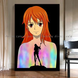 Anime Luffy Poster Printing Canvas Painting Home Living Room Suitable for Bedroom Bar Cafe Entrance Art Wall Painting Decoration