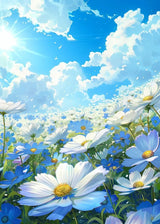 Sea Summer Landscape Bar Anime Wall Art Poster Blue Cabin Beach Forest Canvas Painting Print Picture Living Room Modern Decor