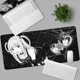 New DEATH NOTE Misa Amane Mousepad Black Pretty Anime Girl Mouse Pad Non-slip Gamer Keyboard Notebook Desk Mat PC Computer Table