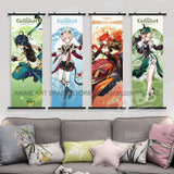 Genshin Impact Game Character Home Decor HD Print Paintings Anime Picture Wall Art Canvas Interior Posters Bedside Background