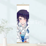 My Hero Academia Poster: Wooden-framed Scroll, HD Quality Wall Art, Wall Decoration for Game Rooms and Bedrooms