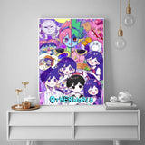 Classic Hot Horror Video Game Omori Poster Psychological Game Anime Cartoon Print Canvas Painting Wall Art Playroom Home Decor