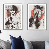 My Hero A-Academia Poster Anime Canvas Painting Wall Art Print Picture for Boy Bedroom Home Decor Cuadros