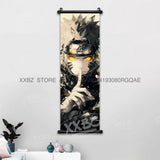Naruto Home Decoration Scrolls Picture Hyuga Hinata Anime Canvas Wall Art Interior Hanging Painting Uchiha Itachi Figures Poster