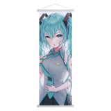 Hatsune Miku Scroll Canvas Painting Kawaii Home Decor Wall Hanging Anime Poster Art Wall Children Bedroom Decoration Gifts