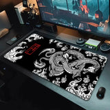 Japanese Dragon  Gaming Mousepad Speed Desk Mat Anime Theme Keyboard Gamer Mouse Pad for Esports