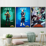 M-My Hero Academia Anime Painting Calligraphy HD Print Art Core – Unframed, Vibrant Wall Art, Ideal for Home