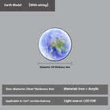 Moon Wall Bedroom Bedside Living Room Background Wall Decorative Lamp
