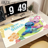 Kawaii Stitch Anime Mouse Pad Large PC Cartoon Gaming Accessories Protector Office Laptop Non Slip Gamer Cabinet Desk Mat Carpet