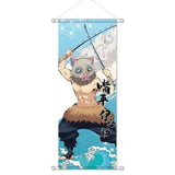 Anime Demon Slayer Cartoon Tanjirou Nezuko Scroll Canvas Wall Hanging Painting Home Decor Anime Poster Wall Art Room Decoration