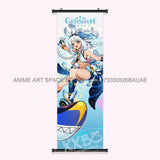 Genshin Impact Game Character Home Decor HD Print Paintings Anime Picture Wall Art Canvas Interior Posters Bedside Background