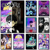 Classic Hot Horror Video Game Omori Poster Psychological Game Anime Cartoon Print Canvas Painting Wall Art Playroom Home Decor