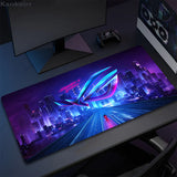 Asus Rog Black Mause Pad Anime Mouse Mats Gaming Computer Desk Mat Mouse Carpet Pc Accessories Gamer Mouse Pad Speed Rubber Mat