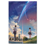 Manga Film Poster Anime Movie Canvas Printings Your Name By Kimi No Na Wa Posters and Prints Cartoon Love Wall Art Picture Decor