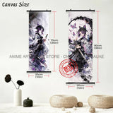 Demon Slayer: Kimetsu No Yaiba Wall Art Canvas Scrolls Pictures Anime Poster Hanging Painting Print Home Decoration Living Room