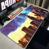 Mouse Pad Anime Black Extended Desk Mat PC K-kingdom H-hearts Keyboard Pad Laptop Gaming Accessories Table Play Mat XXL Mousepad