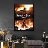 Attack on Titan Manga Poster  Decorative Canvas Wall Art x for Living Room  Bedroom  Anime Wall Decor Print