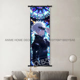 Jujutsu Kaisen Anime Poster Room Canvas Print Hanging Painting Wall Art Megumi Fushiguro Scrolls Picture Home Decoration Mural