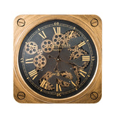American Creative Art Vintage Plastic Gear Wall Clock