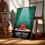 Anime G-Ghost Trick Phantom Detective Poster Art Pictures For Living Room Decor Home Decor Painting