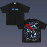 Solo Leveling Hot Blood Anime Print Men's Women's Summer Fashion Street Casual Loose T-Shirt, Hoodie, Shorts and Sweatpants Top