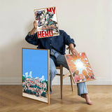 Anime My Hero Academia Self-adhesive Art Poster HD Quality Wall Art Retro Posters for Home Home Decor