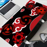 AKATSUKI N-Naruto Mouse Pad Anime Gaming Accessories Varmilo Keyboard Desk Mat Gabinete Gamer Carpet Mousepad Mouse Mats