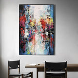 Handmade Oil Painting Canvas Wall Art Decoration Modern Abstract For Home Living Room Decor Entrance Niche Art Installation Rolled Frameless Unstretched Painting