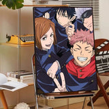 Jujutsu Kaisen Anime Whitepaper Poster Waterproof Paper Sticker Coffee House Bar Aesthetic Art Wall Painting