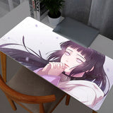 Kawaii Mouse Pad Anime Cute Girl Gabinete Gamer Computer Desk Mat Keyboard Gaming Accessories Naruto Hyuuga Hinata Mousepad