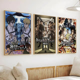 A-Attack On Anime T-Titan Poster High Quality Print Waterproof Wall Art Sticker For Bar Living Room Decor Gift