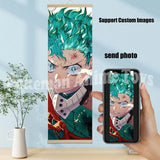 My Hero Academia Poster: Wooden-framed Scroll, HD Quality Wall Art, Wall Decoration for Game Rooms and Bedrooms